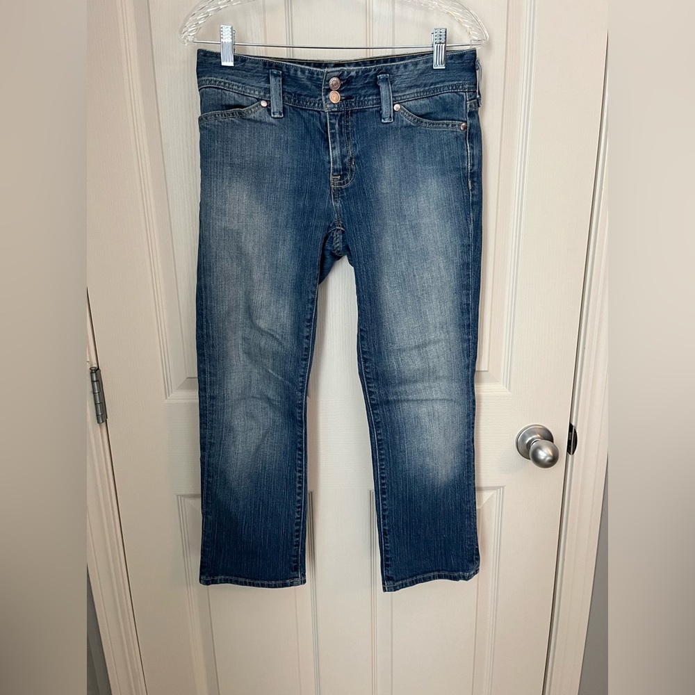 Gap low, rise, cropped size 4 jeans